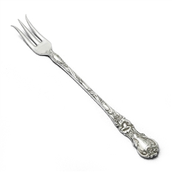 Floral by Wallace, Silverplate Cocktail/Seafood Fork, Monogram T