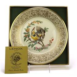 Boehm Birds by Lenox, China Decorators Plate, The Meadowlark