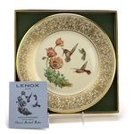 Boehm Birds by Lenox, China Decorators Plate, Rufous Hummingbird