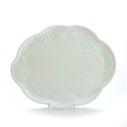 Harvest Milk Glass by Colony, Glass Snack Plate