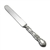 Floral by Wallace, Silverplate Luncheon Knife, Blunt Plated Blade