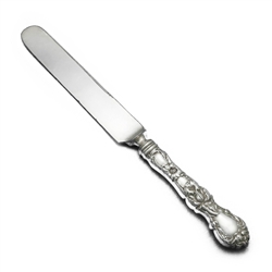 Floral by Wallace, Silverplate Luncheon Knife, Blunt Plated Blade