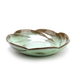 Plainsman, Green by Frankoma Pottery, Earthenware Bowl, Scalloped