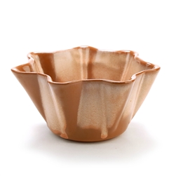 Plainsman, Cinnamon by Frankoma Pottery, Earthenware Bowl, Ruffled