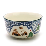 Cabin in The Snow by Tienshan, Stoneware Bowl