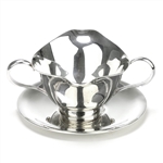 Contemporary by Fisher Silversmiths, Silverplate Gravy Boat & Tray