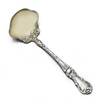 Floral by Wallace, Silverplate Cream Ladle, Gilt Bowl, Monogram S