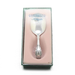 Affection by Community, Silverplate Baby Spoon, Curved Handle