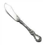 Floral by Wallace, Silverplate Master Butter Knife, Flat Handle