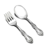 Wild Rose by International, Sterling Baby Spoon & Fork