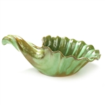 Plainsman, Green by Frankoma Pottery, Earthenware Cornucopia