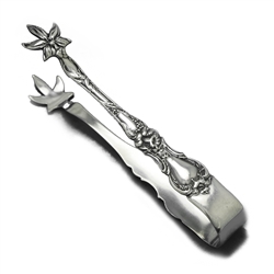 Floral by Wallace, Silverplate Sugar Tongs