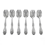 American Beauty Rose by Holmes & Edwards, Silverplate Ice Cream Fork, Set of 6