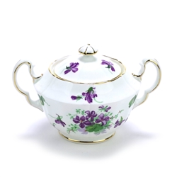 Violet by Adderley, China Sugar Bowl w/ Lid
