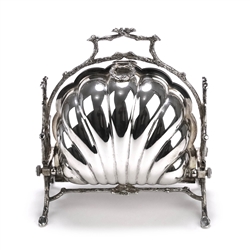 Biscuit Warmer by Benetfink & Co., Silverplate, Shell & Branch Design