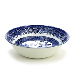 Blue Willow, Queen's by Churchill, Earthenware Coupe Cereal Bowl