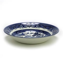 Blue Willow, Queen's by Churchill, Earthenware Coupe Soup Bowl