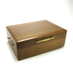 Silverware Box, Wood, Mahogany Wood