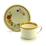 Floribunda by Mikasa, Stoneware Cup & Saucer