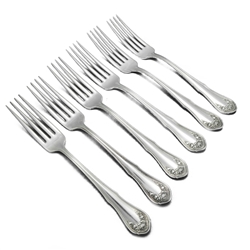Bridal Rose by Reliance, Silverplate Dinner Fork, Set of 6