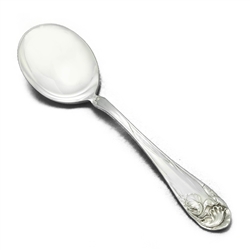 Flower De Luce by Community, Silverplate Round Bowl Soup Spoon