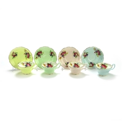 Cup & Saucer by Foley, China, Set of 4