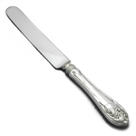 Flower De Luce by Community, Silverplate Dinner Knife, Blunt Plated, Hollow Handle