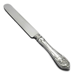 Flower De Luce by Community, Silverplate Dinner Knife, Blunt Plated, Hollow Handle