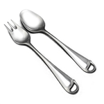 Romance by Dansk, Stainless Salad Serving Spoon & Fork
