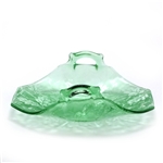 Oak Leaf Green by Fostoria, Glass Bonbon Dish, Handles