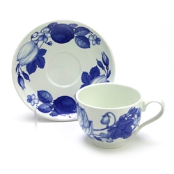 Harvest Blue by Portmeirion, Earthenware Cup & Saucer