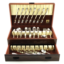 First Love by 1847 Rogers, Silverplate Flatware Set, 79-Pc Set