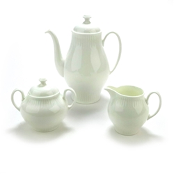 Galaxie White by Wedgwood, China 3-PC Coffee Service