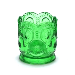 Moon & Stars Green by Smith Glass Co., Glass Toothpick Holder