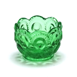 Moon & Stars Green by Smith Glass Co., Glass Salt Dip