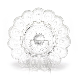 American Concord Clear by Brockway Glass Co., Glass Deviled Egg Plate