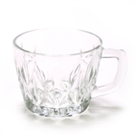 Punch Cup, Glass, Diamond Design