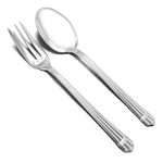 Aria by Christofle, Silverplate Salad Serving Spoon & Fork