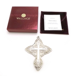 2004 Grand Baroque Cross Sterling Ornament by Wallace