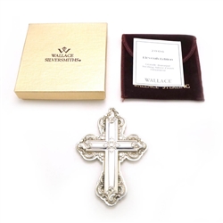 2006 Grande Baroque Cross Sterling Ornament by Wallace