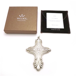 2008 Grande Baroque Cross Sterling Ornament by Wallace