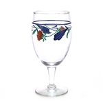 Poppies On Blue by Lenox, Glass Goblet