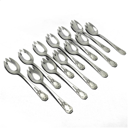 Madam Jumel by Whiting Div. of Gorham, Sterling Ice Cream Forks, Set of 12