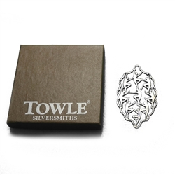 1992 Nine Ladies Dancing Silverplate Ornament by Towle