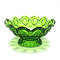 Moon & Stars Green by Smith Glass Co., Glass Compote