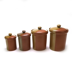 Gold Dust Sienna by Sango, Stoneware Canister Set