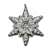 1970 Snowflake Sterling Ornament by Gorham, Monogram Evelyn, Anna….