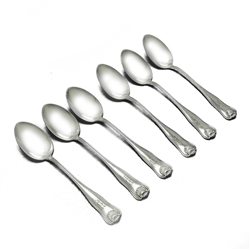 Newport Shell by Frank Smith, Sterling Demitasse Spoon, Set of 6, Monogram P
