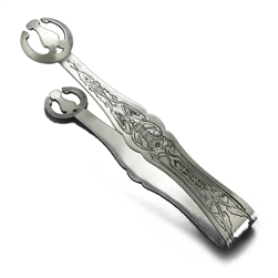 Ice Tongs, Silverplate, Gothic Design