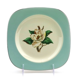 Turquoise, Magnolia by Lifetime, China Square Salad Plate